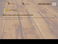 Tablet Screenshot of lynnsflooring.com